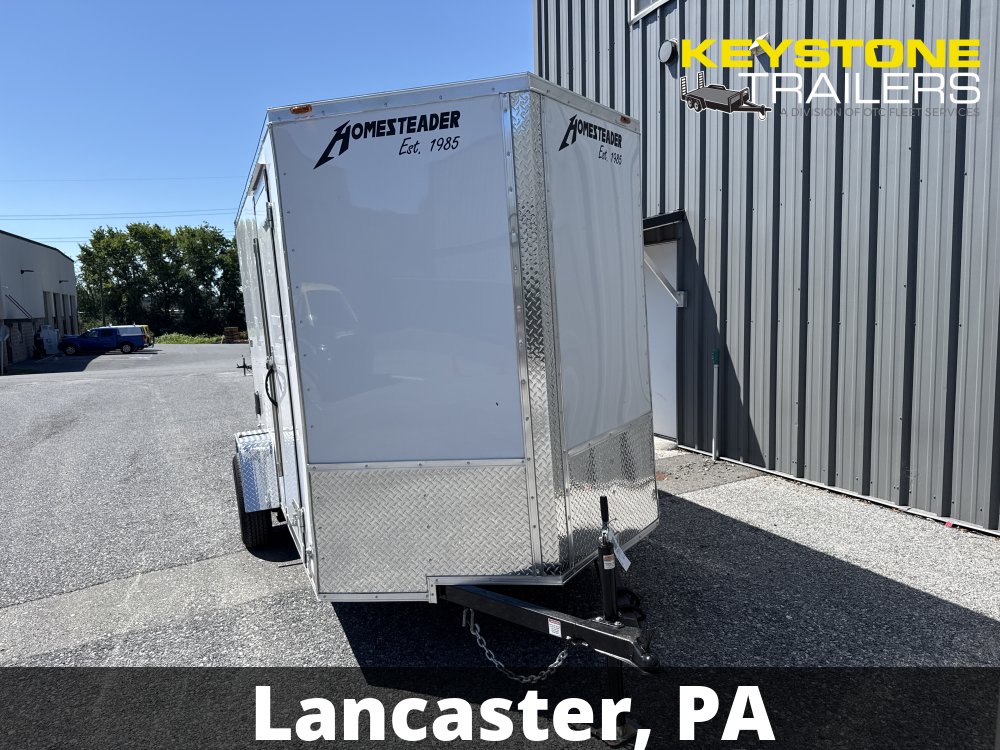 2027 Homesteader - 612IS - White - 6x12 - 2,990#