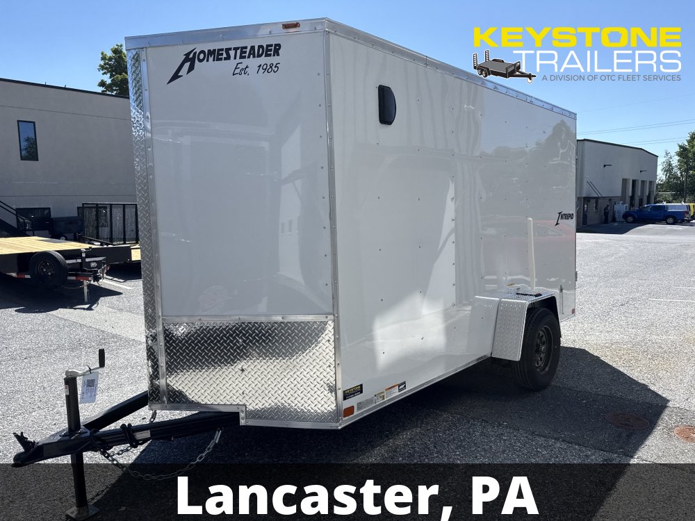 2027 Homesteader - 612IS - White - 6x12 - 2,990#