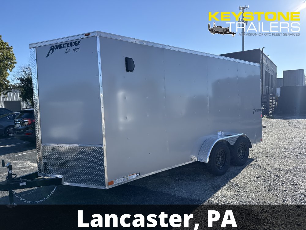 2027 Homesteader - 716IT - Silver Mist - 7'x16' - 7,000#