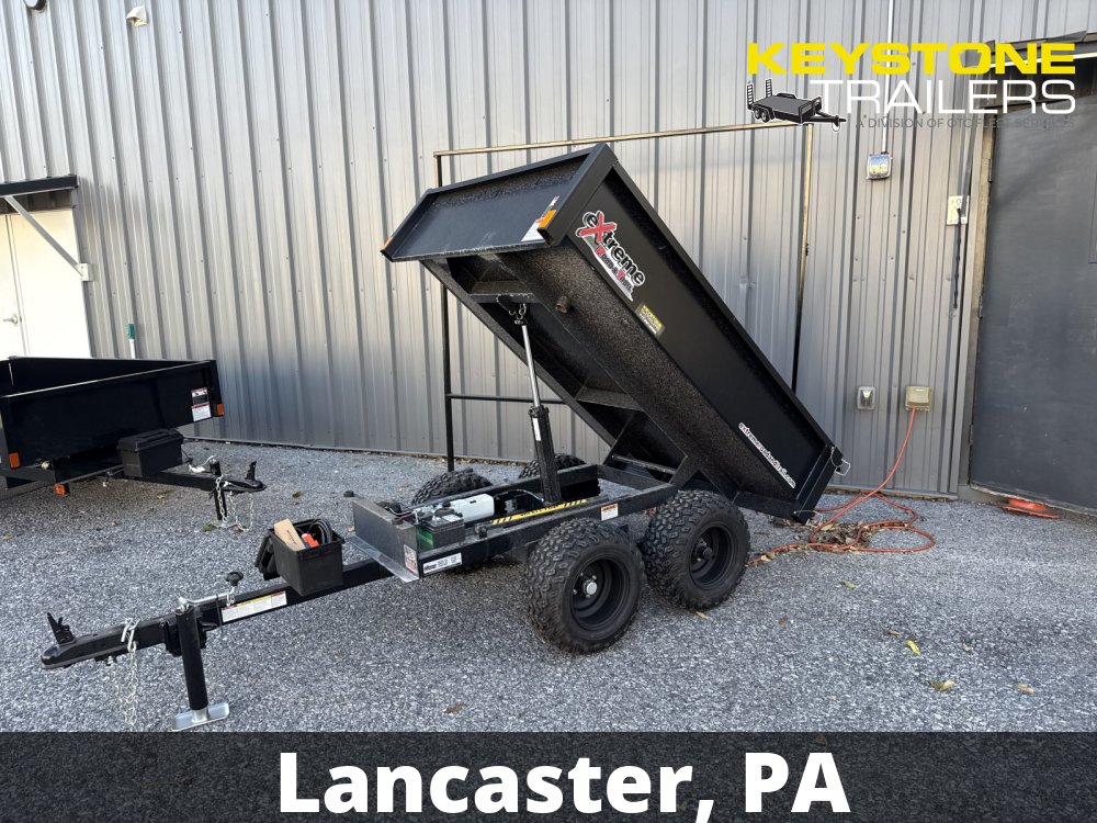 New 4x6 2,200# Dump Trailer