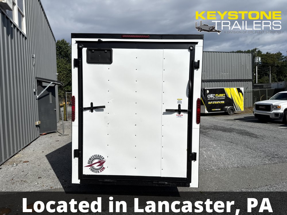 2026 Homesteader Trailers - 612IS - White - 6x12 - 2,990#