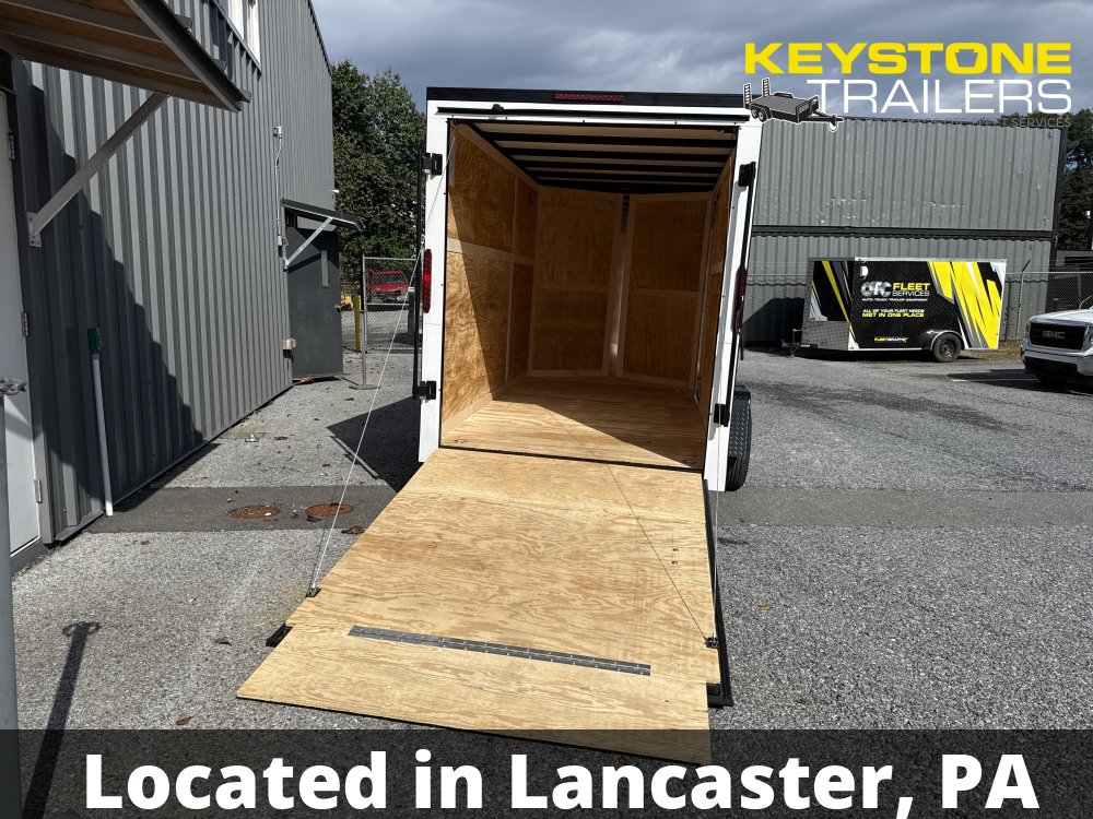2026 Homesteader Trailers - 612IS - White - 6x12 - 2,990#