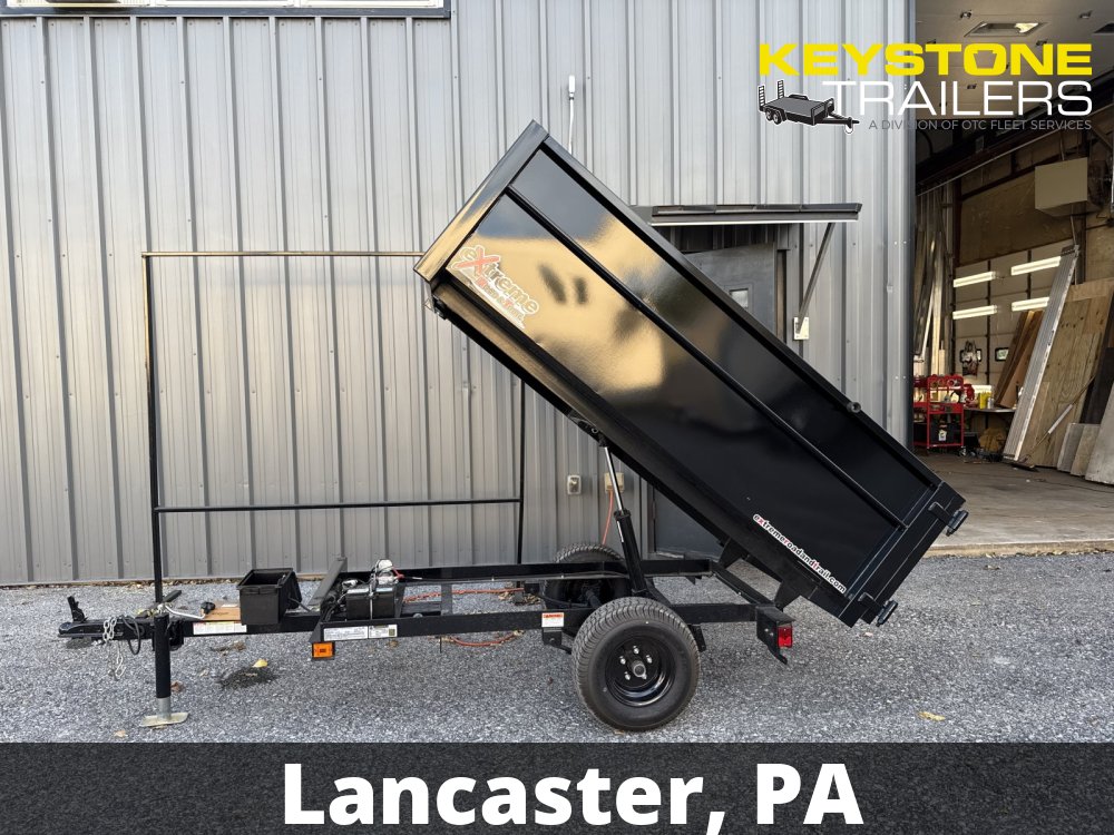 New 4.2x7 2,530# Dump Trailer
