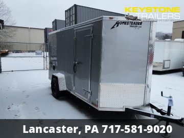 2025 Homesteader Trailers - 612IS - Silver Mist - 6x12 - 2,990#