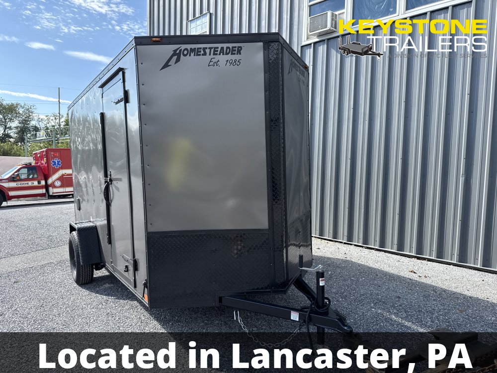 2026 Homesteader Trailers - 612IS - Gray - 6x12 - 2,990#