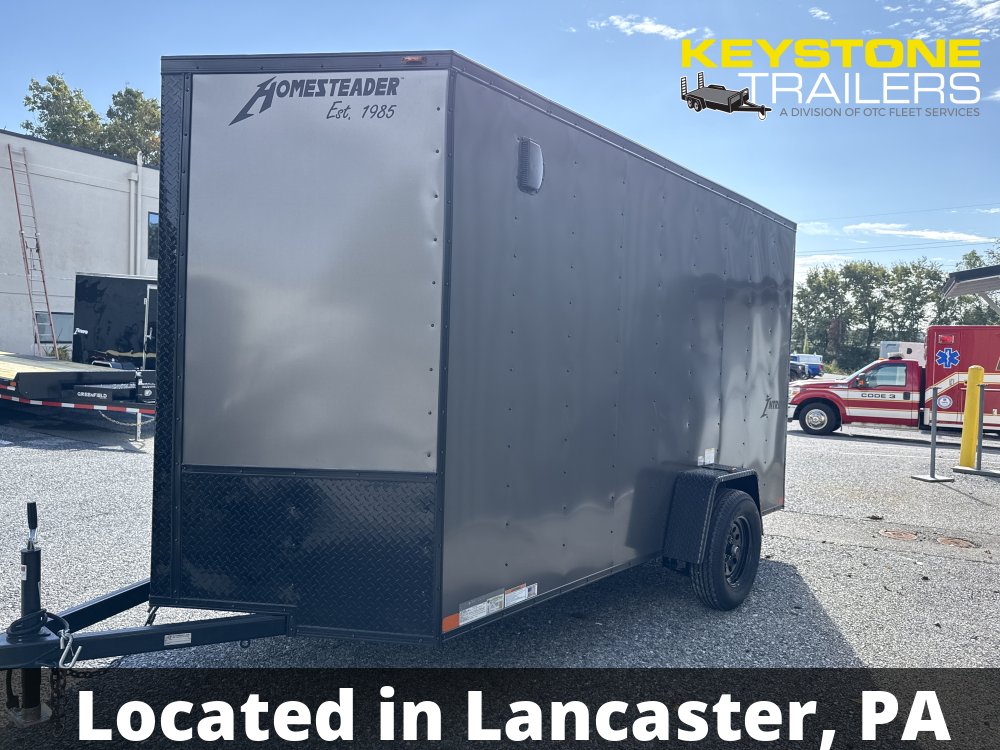 2026 Homesteader Trailers - 612IS - Gray - 6x12 - 2,990#