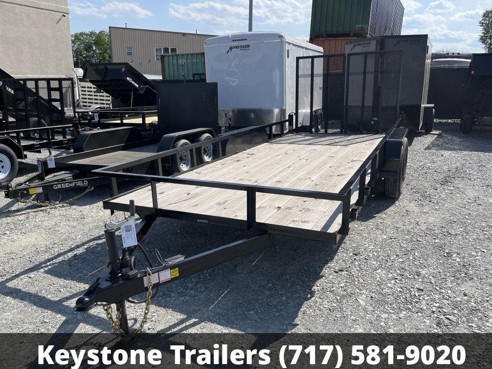 2024 Greenfield Welding - U83X18-7K - Black/Black - 7x18 - 7,000#