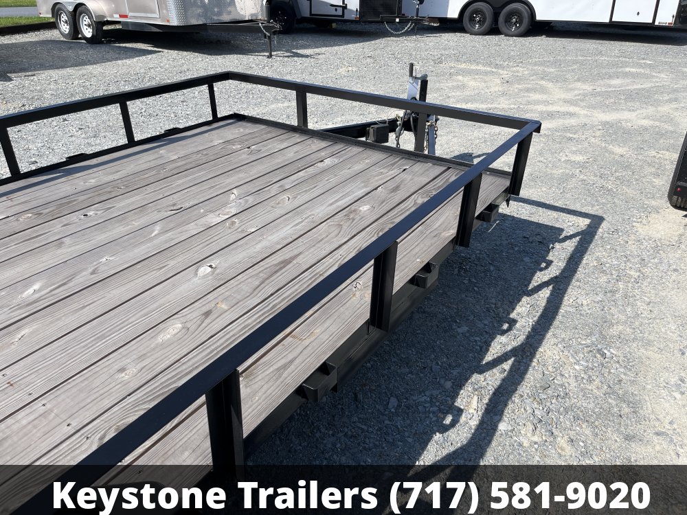 2024 Greenfield Welding - U83X18-7K - Black/Black - 7x18 - 7,000#