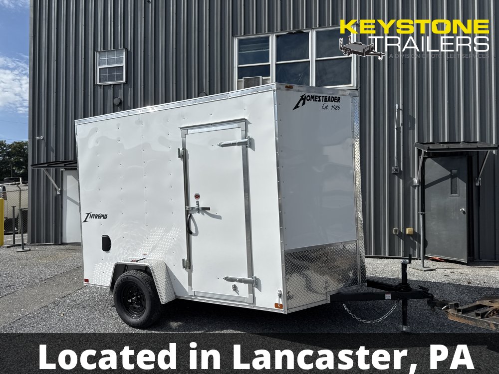 2026 Homesteader Trailers - 610IS - White - 6x10 - 2,990#