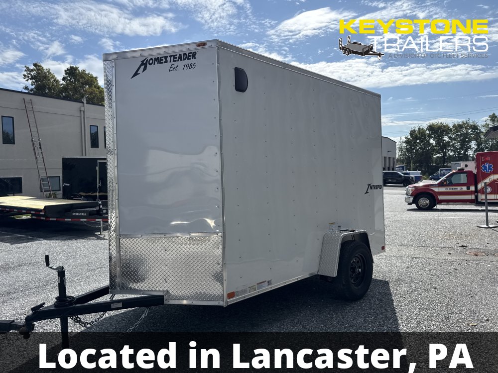 2026 Homesteader Trailers - 610IS - White - 6x10 - 2,990#