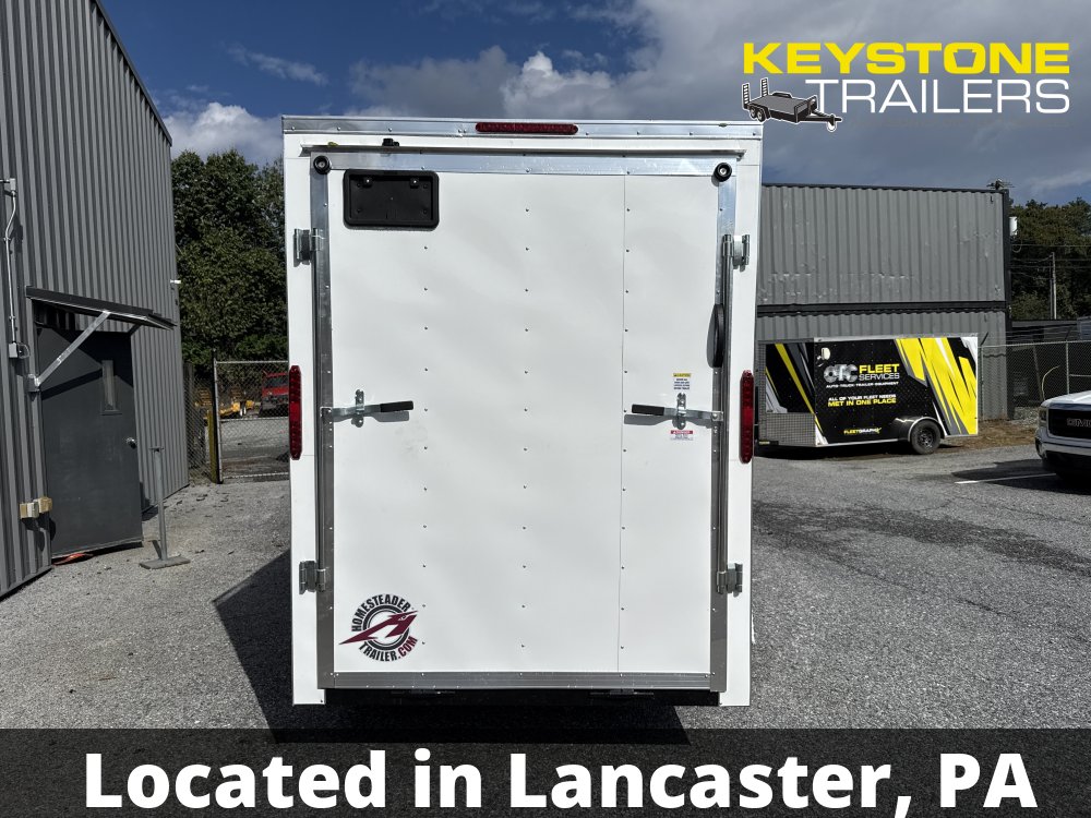 2026 Homesteader Trailers - 610IS - White - 6x10 - 2,990#