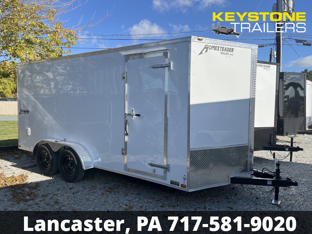 2025 Homesteader Trailers - 716IT - White - 7x16 - 7,000#