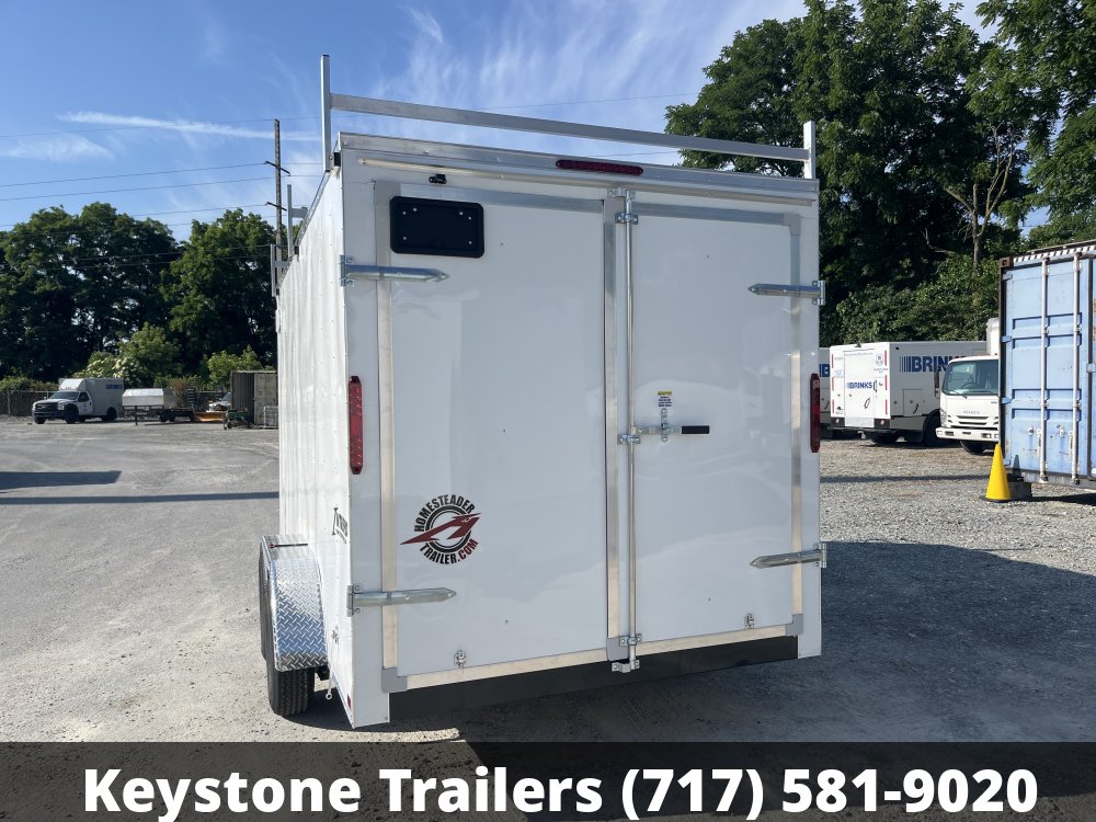 2025 Homesteader Trailers - 714IT - White - 7x14 - 7,000#