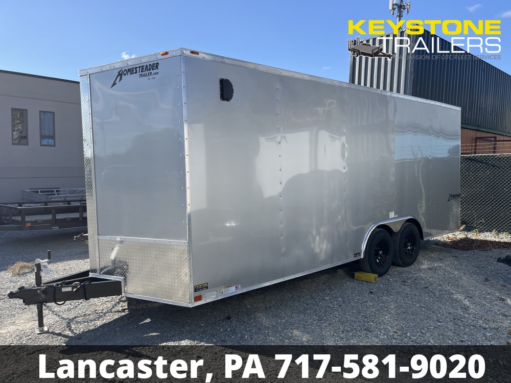 2025 Homesteader Trailers - 820IT - Silver Mist - 8.5x20 - 9,950#