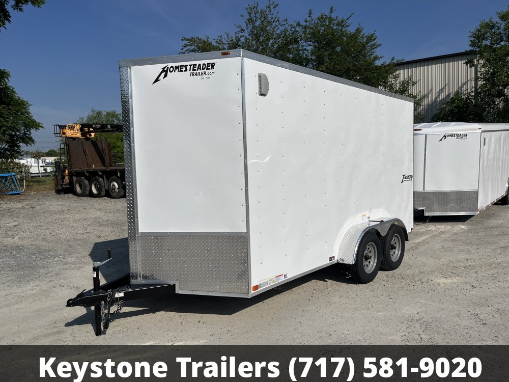 2025 Homesteader Trailers - 714IT - White - 7x14 - 7,000#