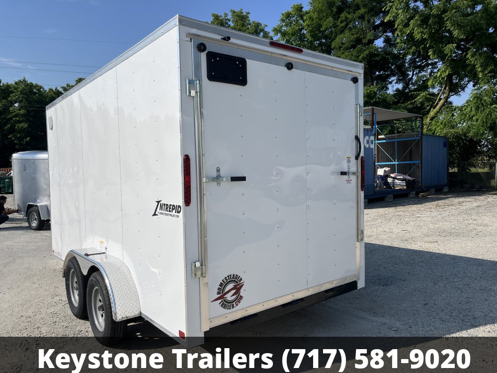 2025 Homesteader Trailers - 714IT - White - 7x14 - 7,000#