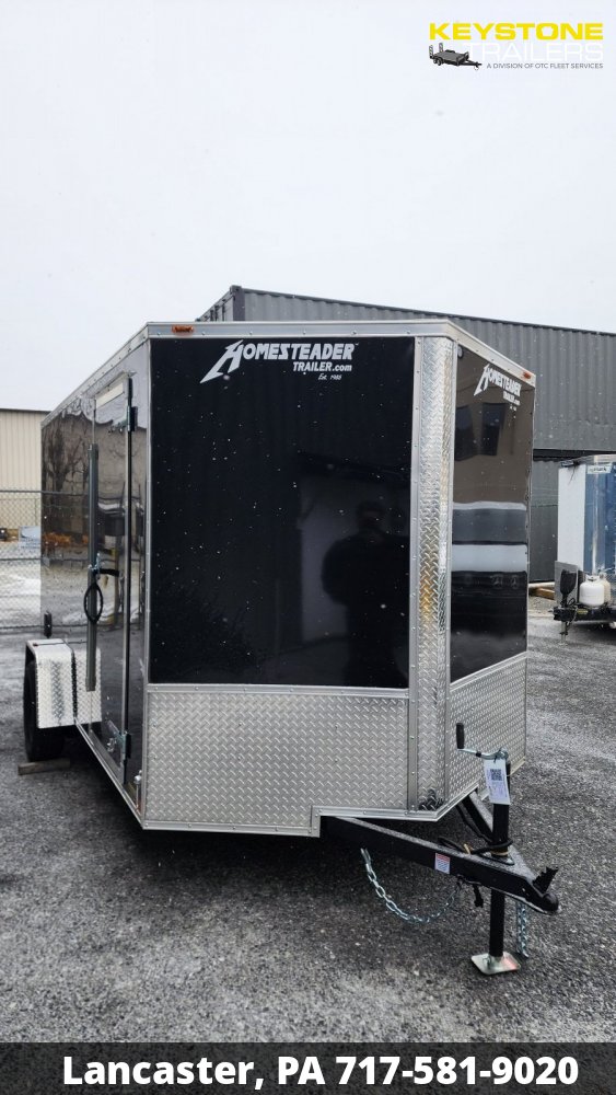 2025 Homesteader Trailers - 712IS - Black - 7x12 - 2,990#