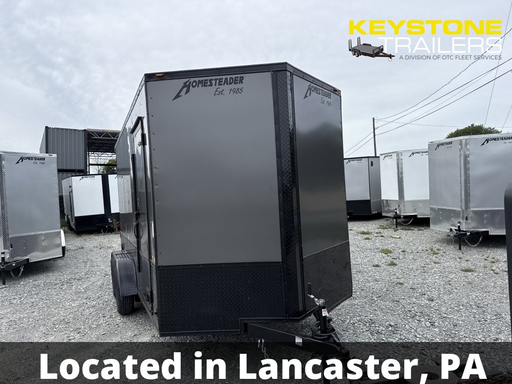 2026 Homesteader Trailers - 714IT - Gray - 7x14 - 7,000#