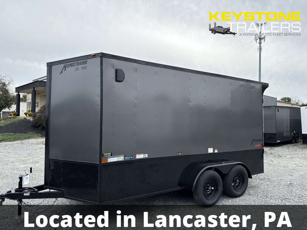 2026 Homesteader Trailers - 714IT - Gray - 7x14 - 7,000#