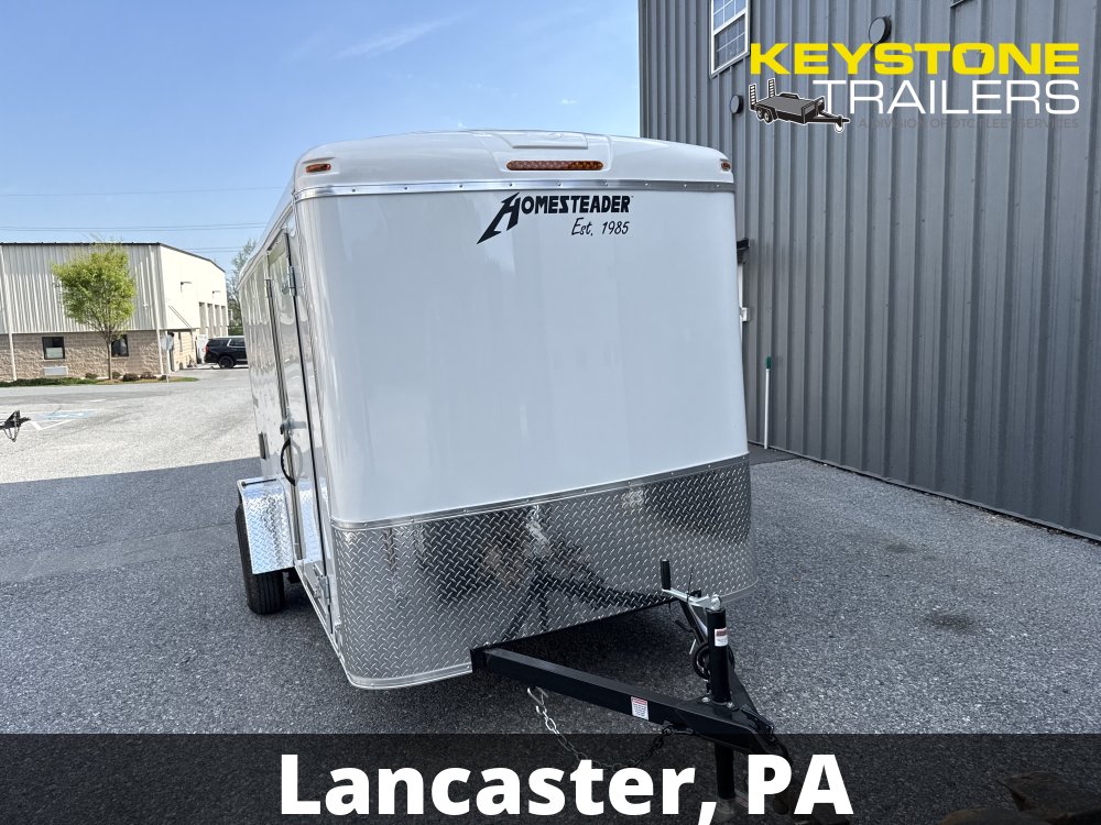 2026 Homesteader - 612CS - White - 6x12 - 2,990#