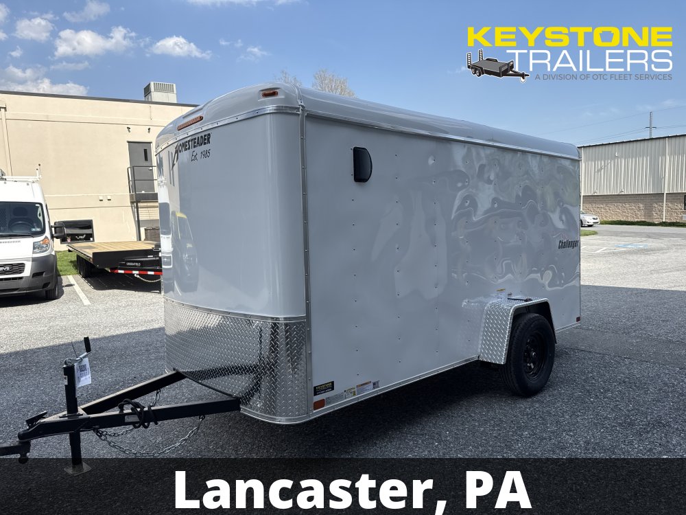 2026 Homesteader - 612CS - White - 6x12 - 2,990#