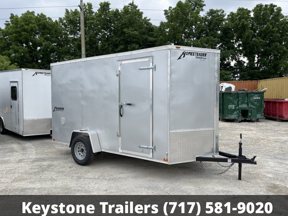 2025 Homesteader Trailers - 612IS - Silver - 6x12 - 2,990#