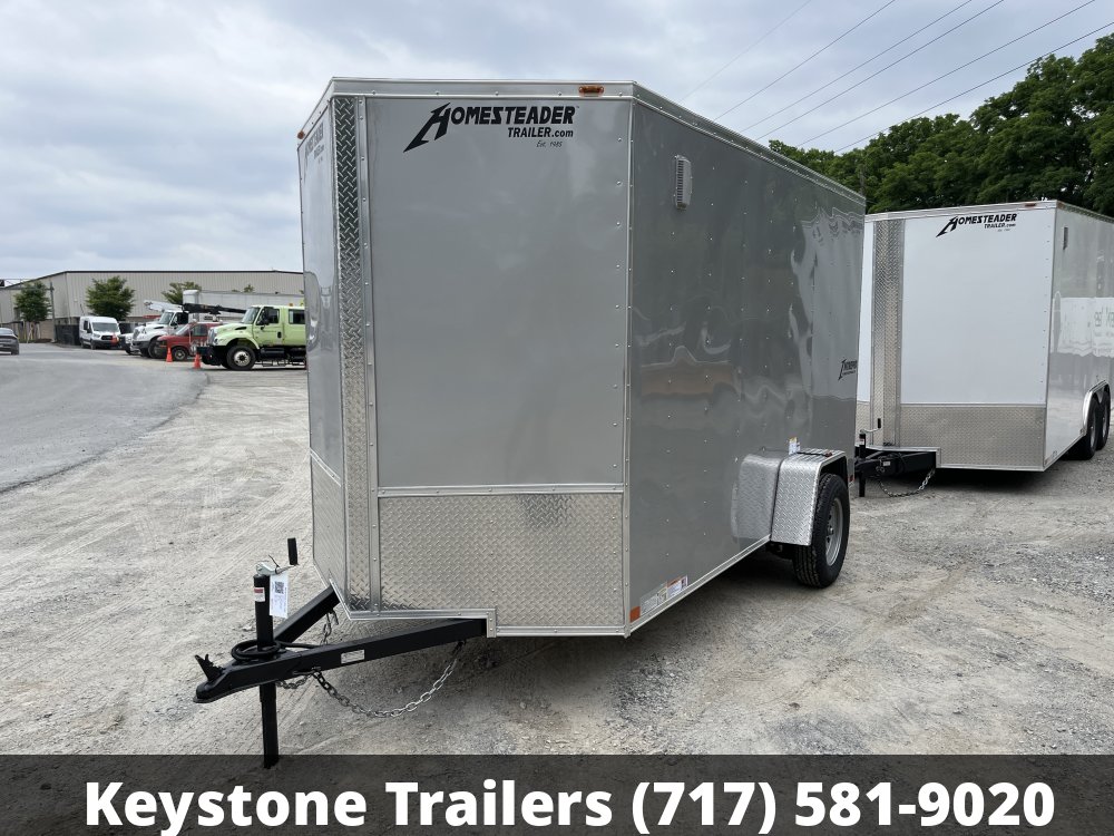 2025 Homesteader Trailers - 612IS - Silver - 6x12 - 2,990#