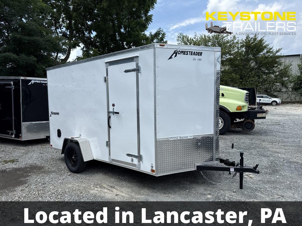 2026 Homesteader Trailers - 712IS - White - 7x12 - 2,990#