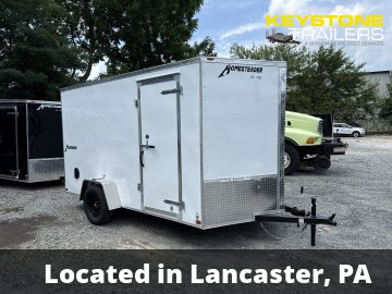 2026 Homesteader Trailers - 712IS - White - 7x12 - 2,990#