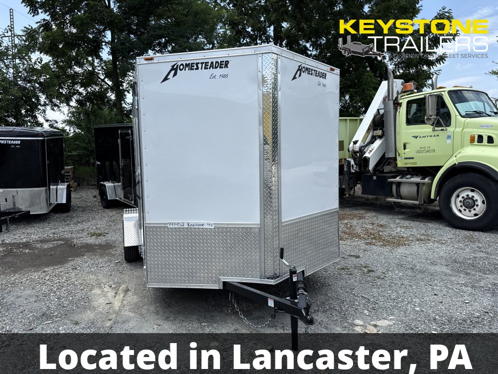 2026 Homesteader Trailers - 712IS - White - 7x12 - 2,990#