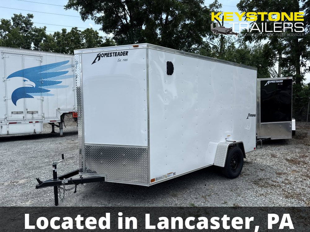 2026 Homesteader Trailers - 712IS - White - 7x12 - 2,990#