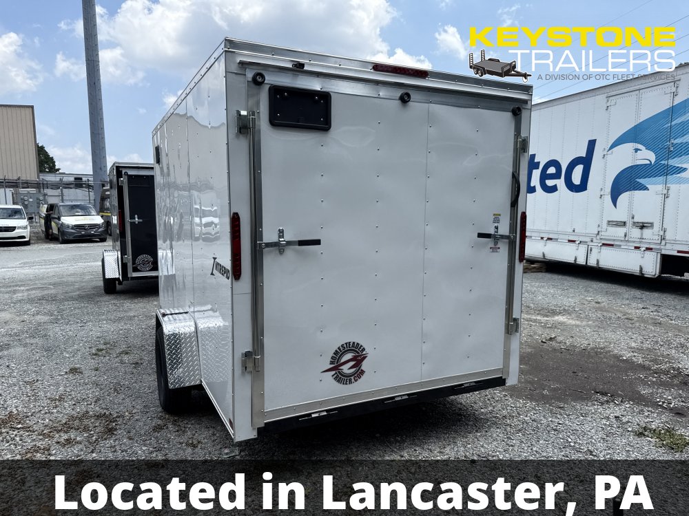 2026 Homesteader Trailers - 712IS - White - 7x12 - 2,990#