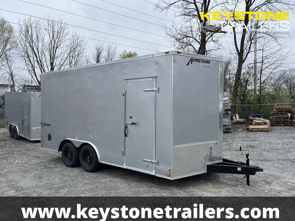 2025 Homesteader Trailers - 816IT - Silver Mist - 8.5x16 - 9,950#