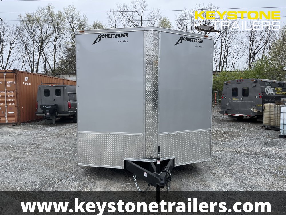 2025 Homesteader Trailers - 816IT - Silver Mist - 8.5x16 - 9,950#