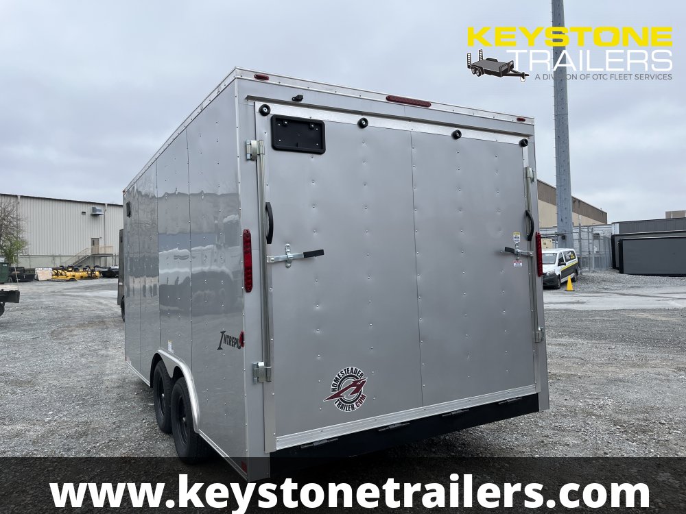 2025 Homesteader Trailers - 816IT - Silver Mist - 8.5x16 - 9,950#