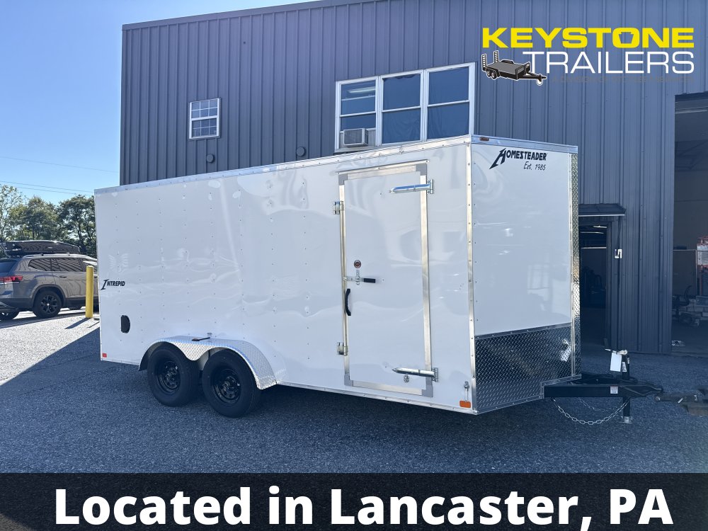 2026 Homesteader Trailers - 716IT - White - 7x16 - 7,000#