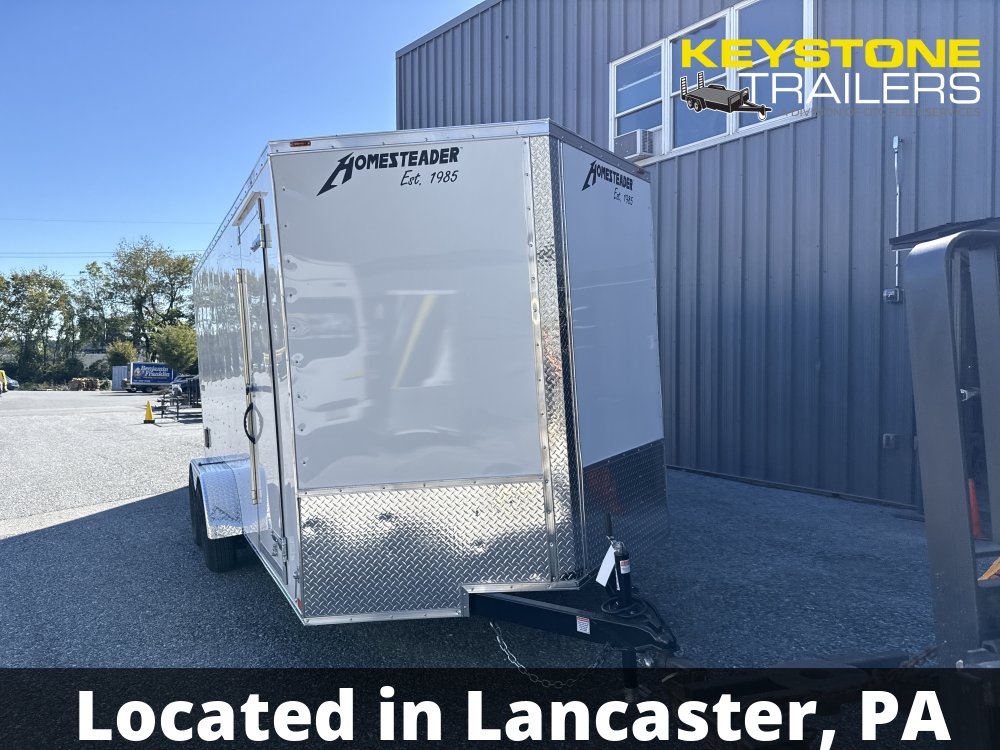 2026 Homesteader Trailers - 716IT - White - 7x16 - 7,000#