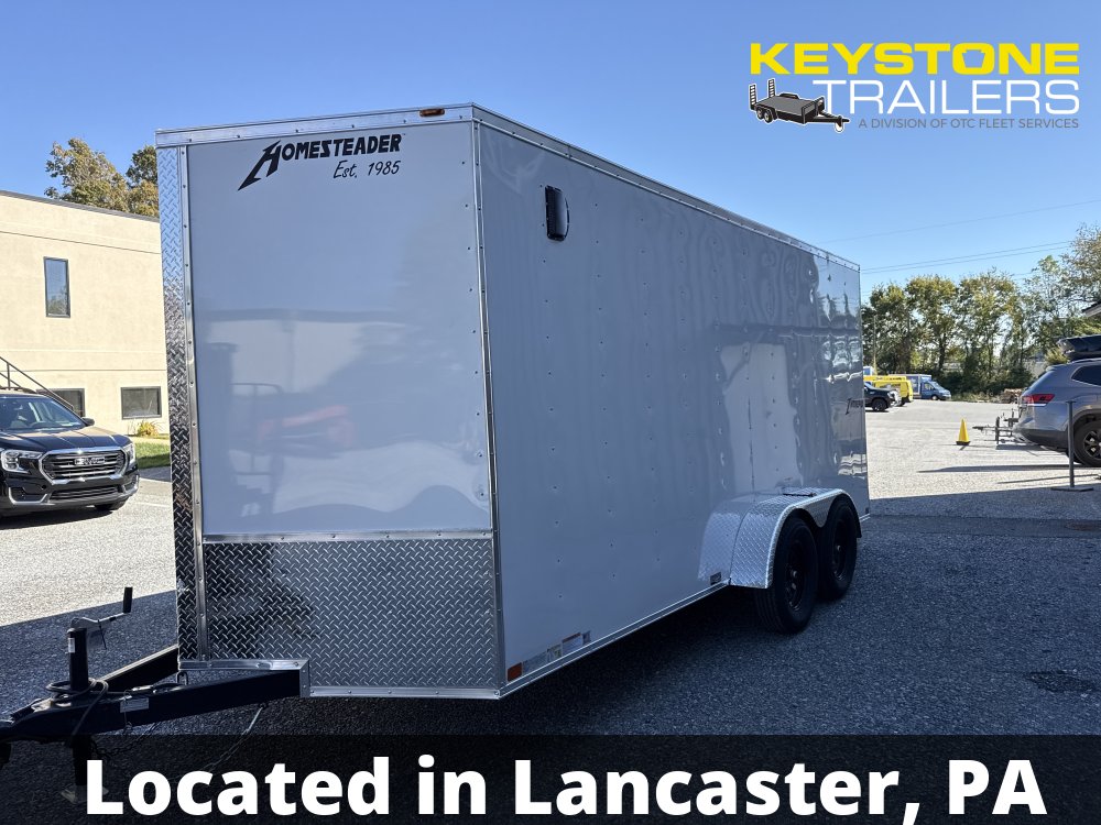 2026 Homesteader Trailers - 716IT - White - 7x16 - 7,000#