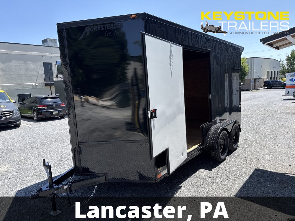 2027 Homesteader - 714IT - Black - 7x14 - 7,000#