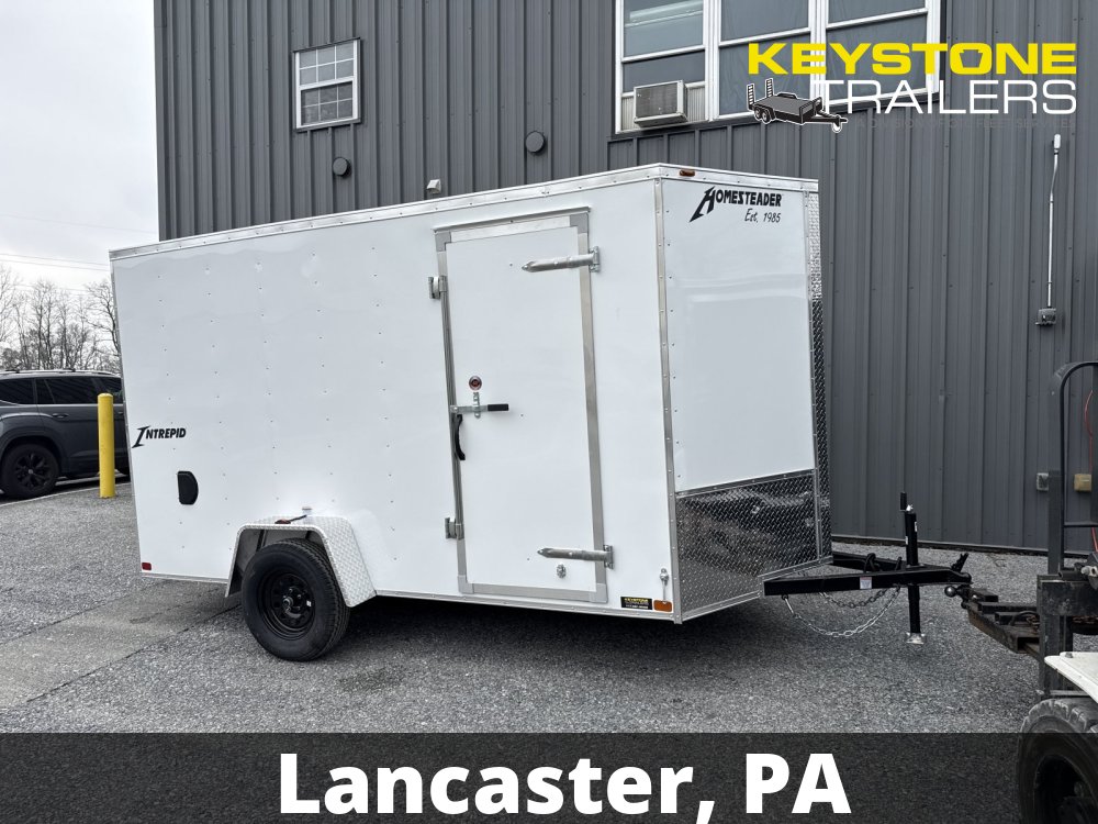 2027 Homesteader - 612IS - White - 6'x12' - 2,990#
