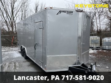 2025 Homesteader Trailers - 820IT - Silver Mist - 8.5x20 - 9,950#