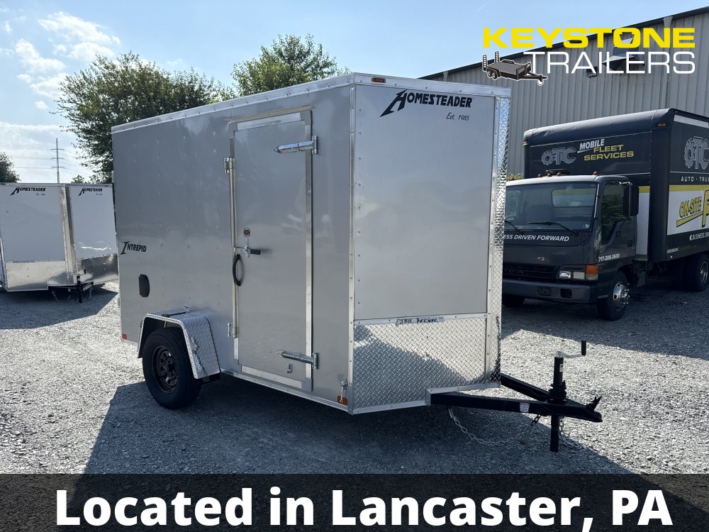 2026 Homesteader Trailers - 610IS - Silver Mist - 6x10 - 2,990#