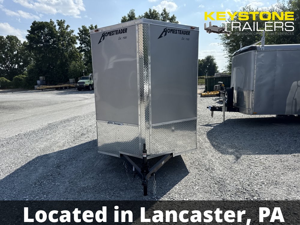 2026 Homesteader Trailers - 610IS - Silver Mist - 6x10 - 2,990#