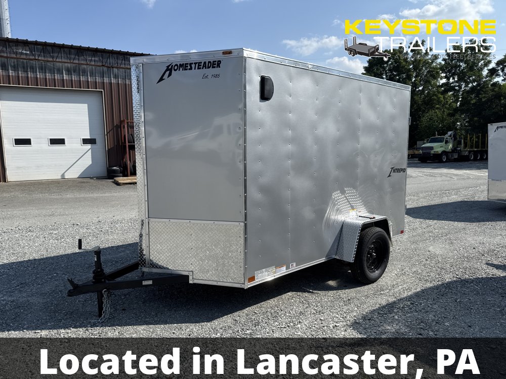 2026 Homesteader Trailers - 610IS - Silver Mist - 6x10 - 2,990#