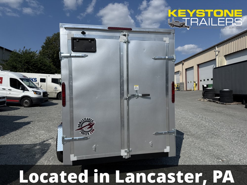2026 Homesteader Trailers - 610IS - Silver Mist - 6x10 - 2,990#