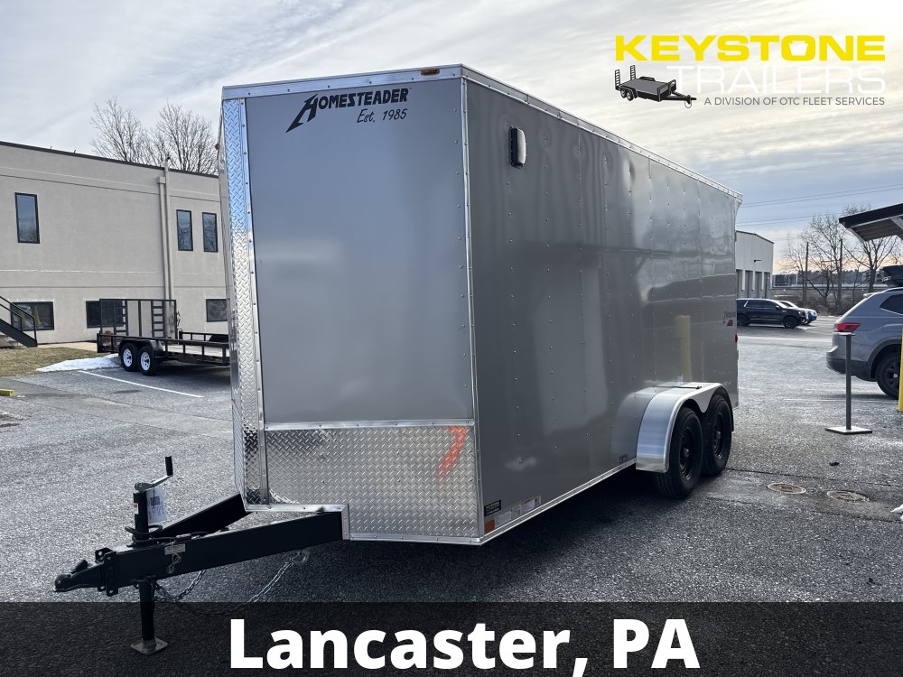 2026 Homesteader - 716IH - Silver Mist - 7x16 - 9,950#