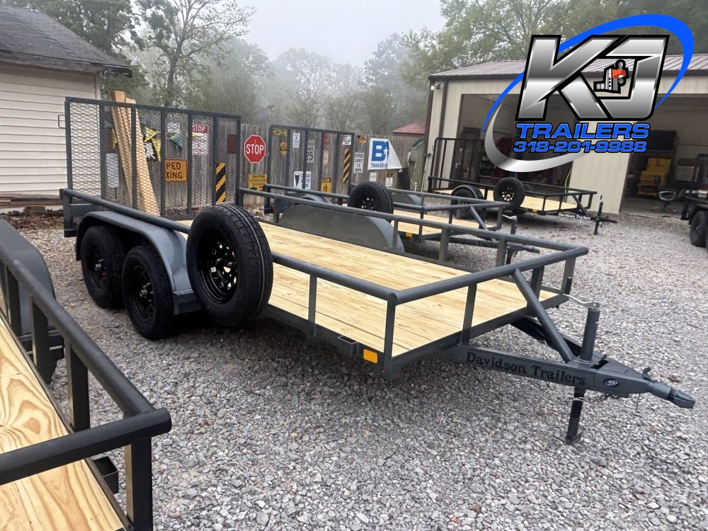 77'x14' Davidson Utility TANDEM AXLE