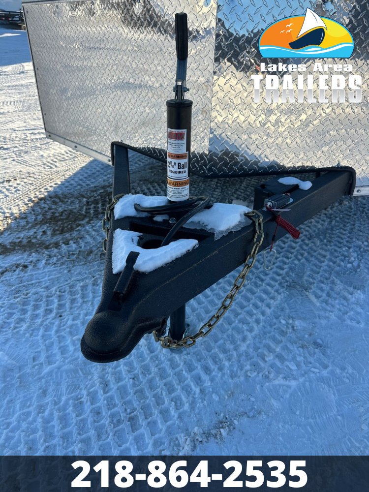 2026 CROSS 7X14 BETA WHITE ENCLOSED TRAILER