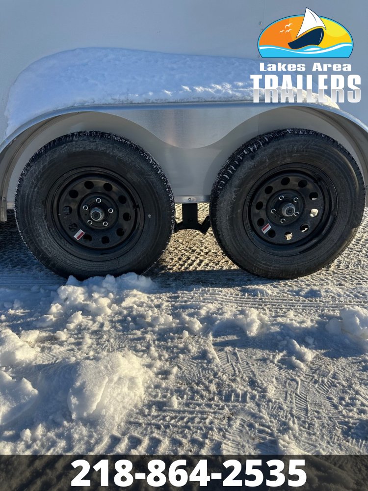 2026 CROSS 7X14 BETA WHITE ENCLOSED TRAILER