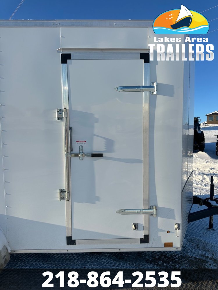 2026 CROSS 7X14 BETA WHITE ENCLOSED TRAILER